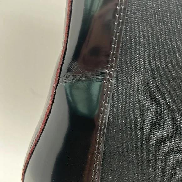 Jeffrey Campbell Black Faux Snakeskin Chelsea Leather Boots Shoes **Size 7** - Picture 9 of 10